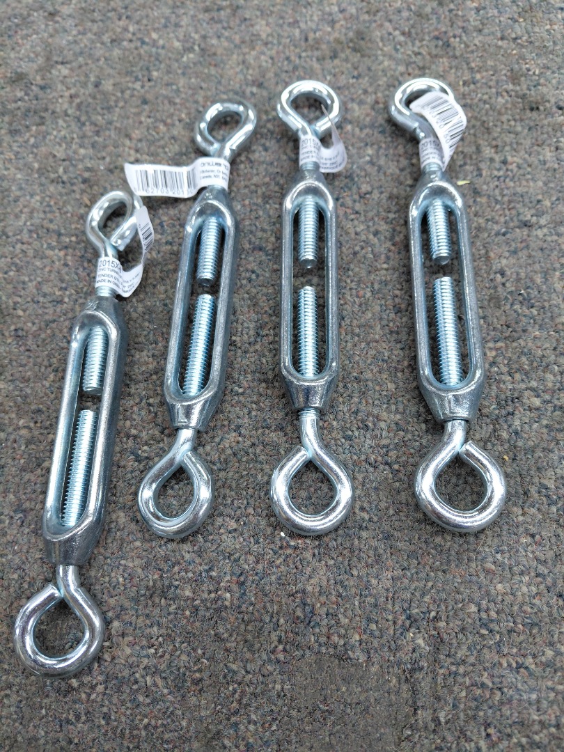 TURNBUCKLE 5/16" X 9 3/8" ZINC.