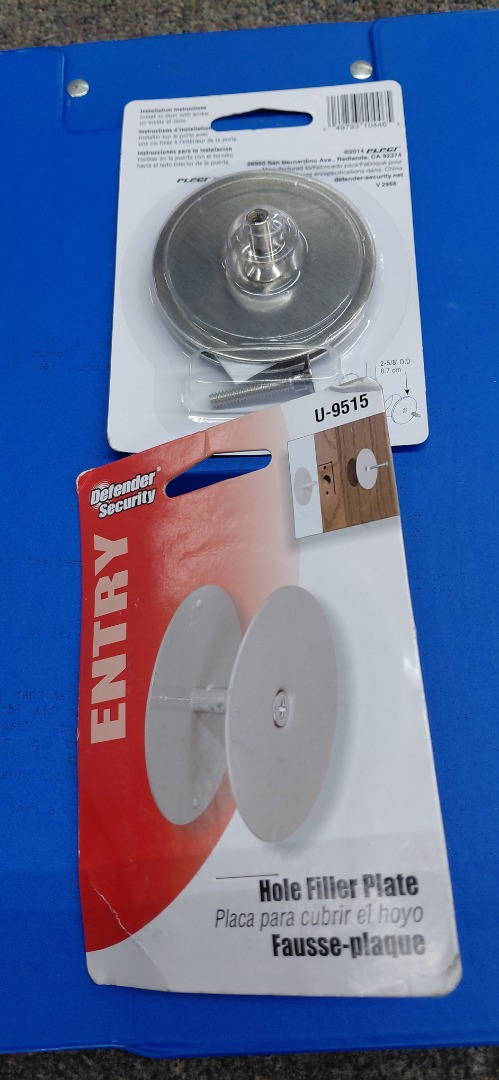 DEFENDER SECURITY HOLE FILLER PLATE