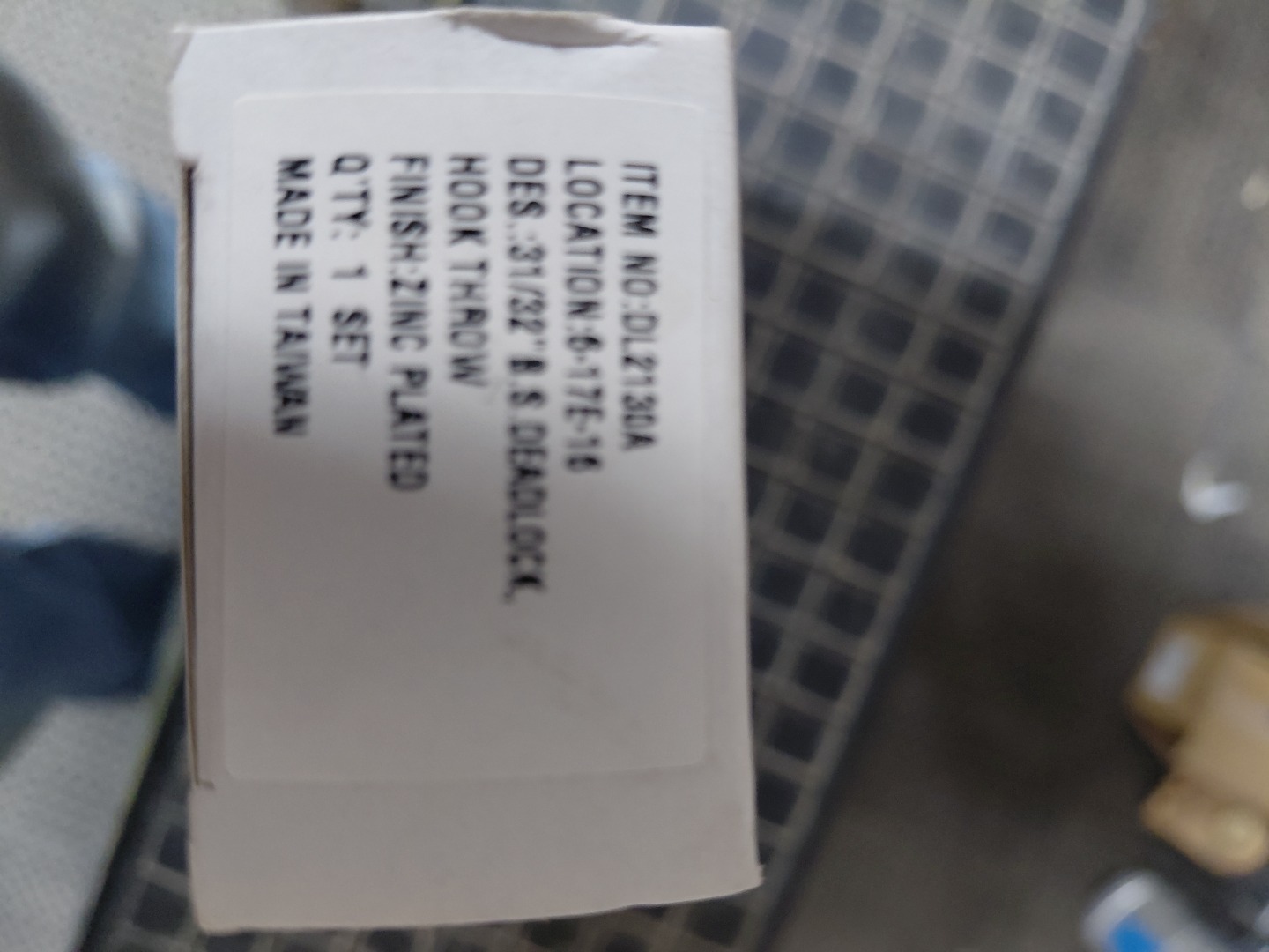 B.S.DEADLOCK HOOK THROW (Parts Only)