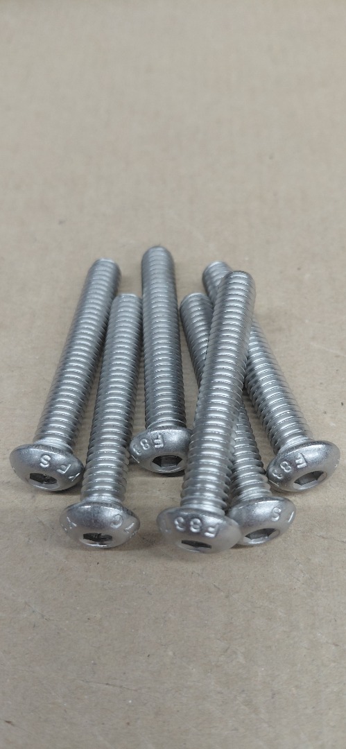 #14- 2" BUTTON HEAD SOCKET CAP BOLTS SCREWS (F837C YFS)