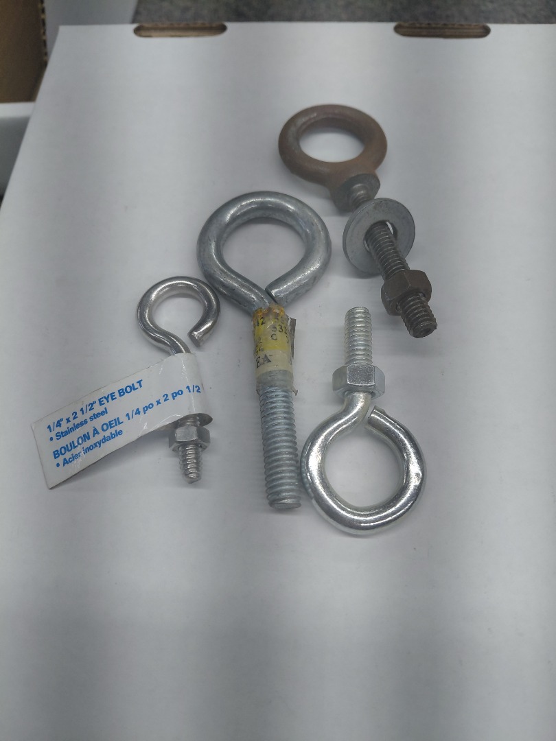 ANCHOR SCREW EYE BOLTS MIX.