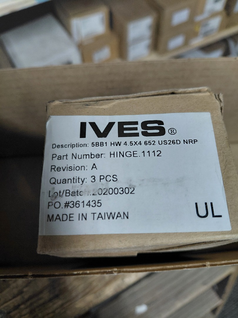 IVES HINGE.1112 5BB1 HW 