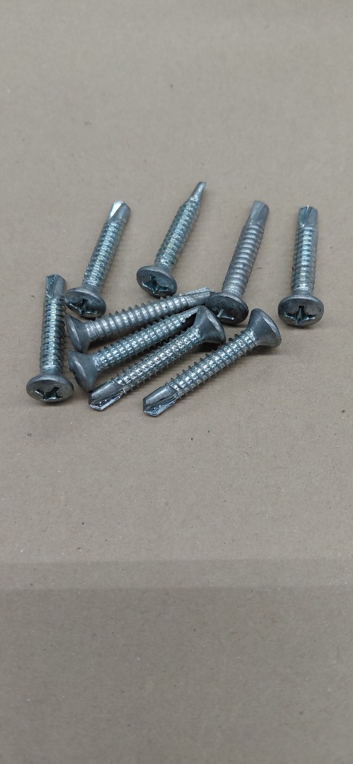 #12-1 5/8" SELF TAPPING COUNTERSUNK PHILLIPS HEAD SCREWS 