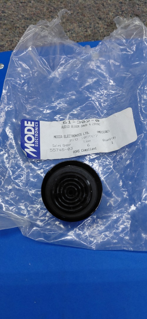 AUDIO ALARM 80db 4-28VDC 61-302-0