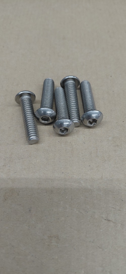 #14-1 1/4" BUTTON HEAD SOCKET CAP BOLTS SCREWS (F837C YFS)