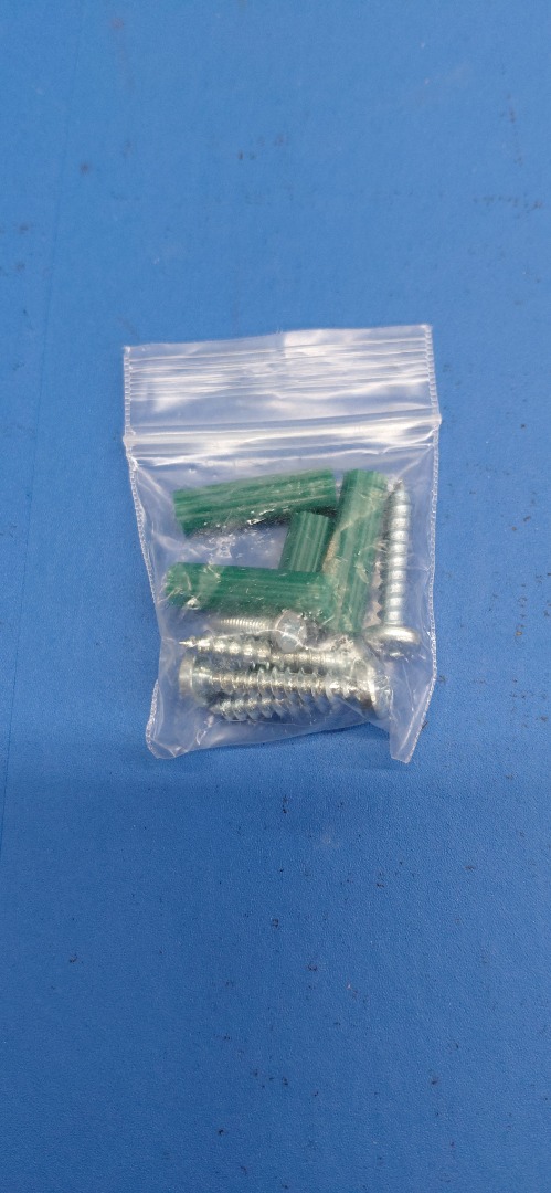 5/16" GREEN PLASTIC ANCHOR KIT.