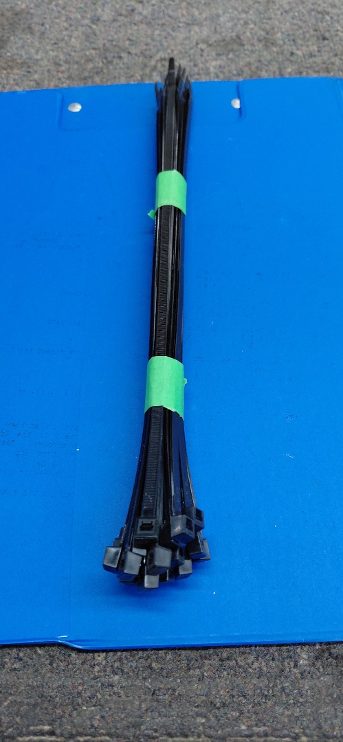 CABLE TIE 11" ,BLACK 