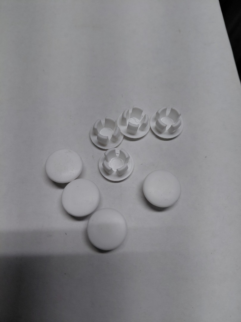 HOLE PLUGS WHITE 1/2"