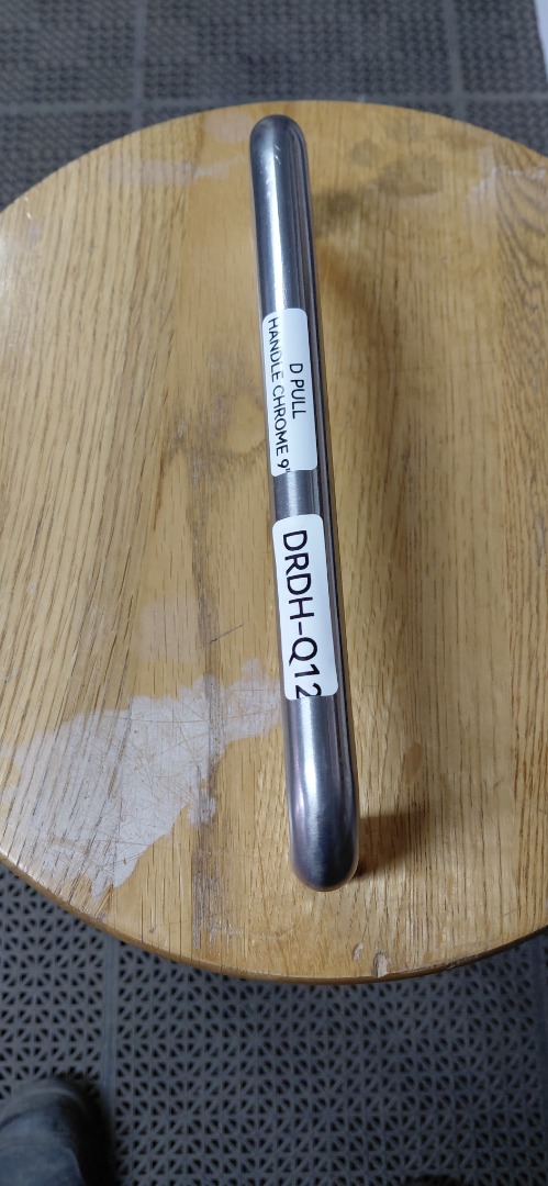 D PULL HANDLE CHROME 9"