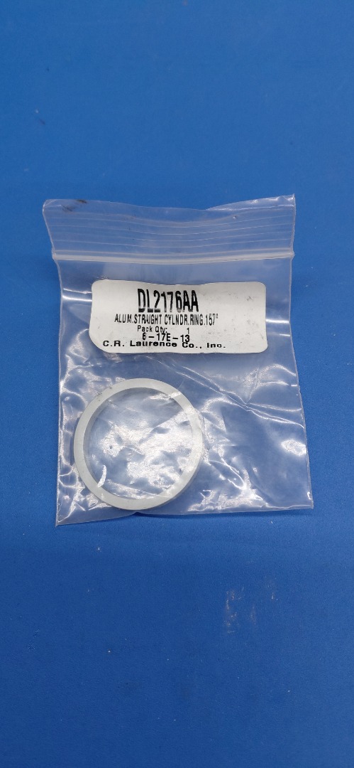 STRAIGHT CYLINDER. RING.157" ALUM