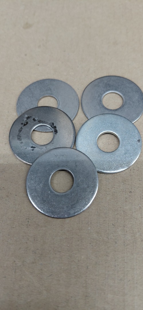 FLAT WASHER 3/8" INSIDE- 1 1/4" OUTSIDE.