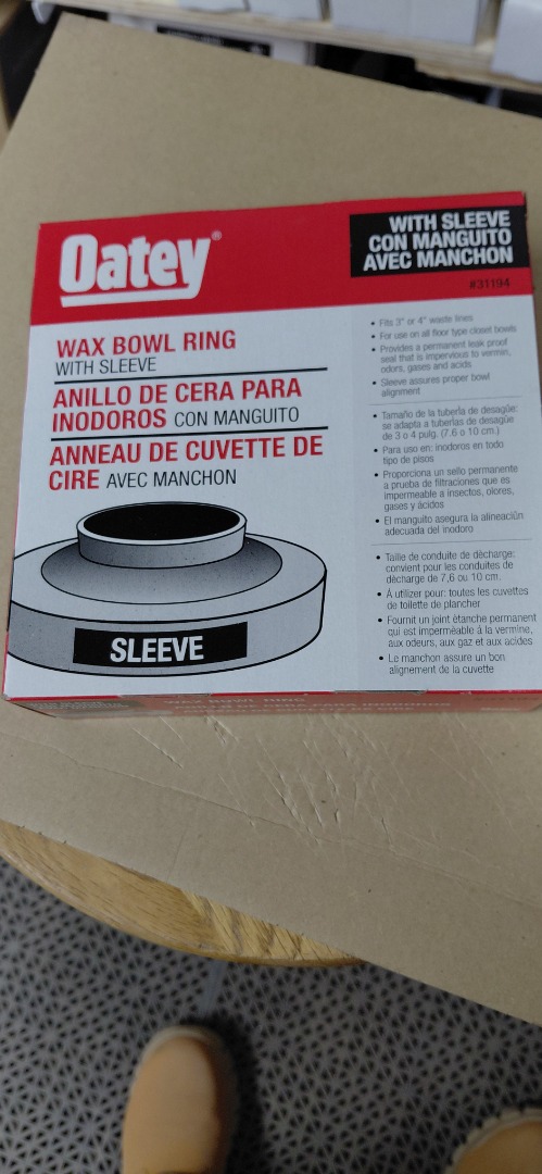 WAX BOWL RING WITH SLEEVE.