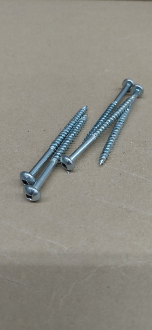 #10-2 1/2" PAN HEAD ROBERTSON HEAD WOOD SCREWS 