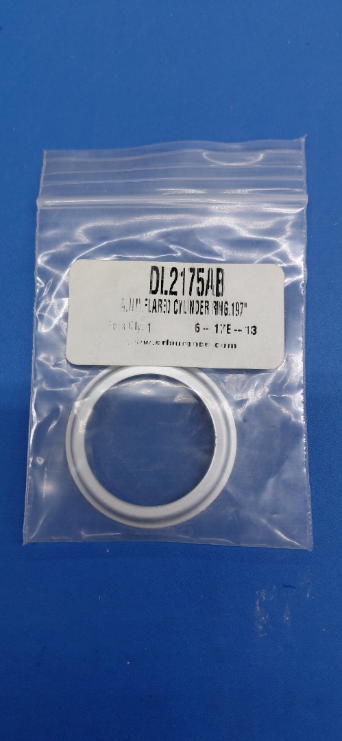 FLARED CYLINDER RING .197" ALUM