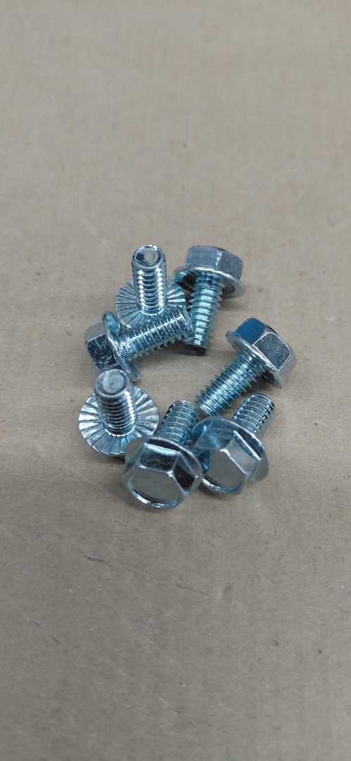 #12-1/2" HEX FLANGE BOLT WITH A SERRATED WASHER HEAD