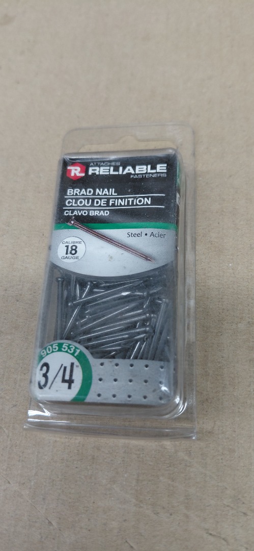 BRAD NAIL. 3/4"
