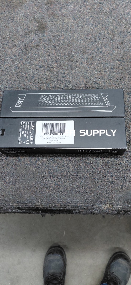 24V SWITCHING POWER SUPPLY BLACK