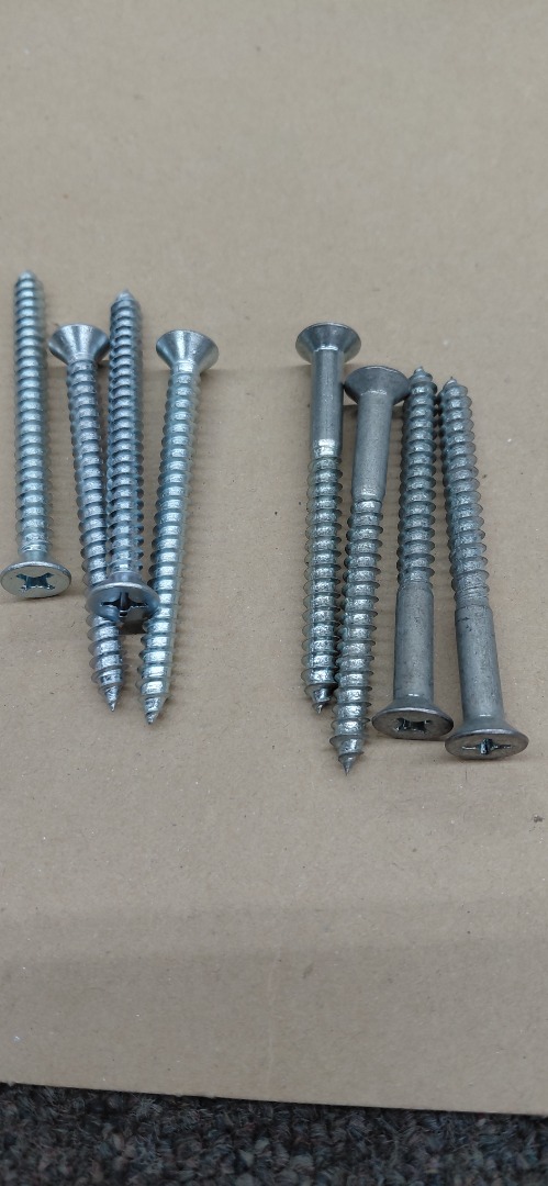 #12- 2 7/8" COUNTER SUNK FLAT-HEAD  PHILLIPS HEAD 