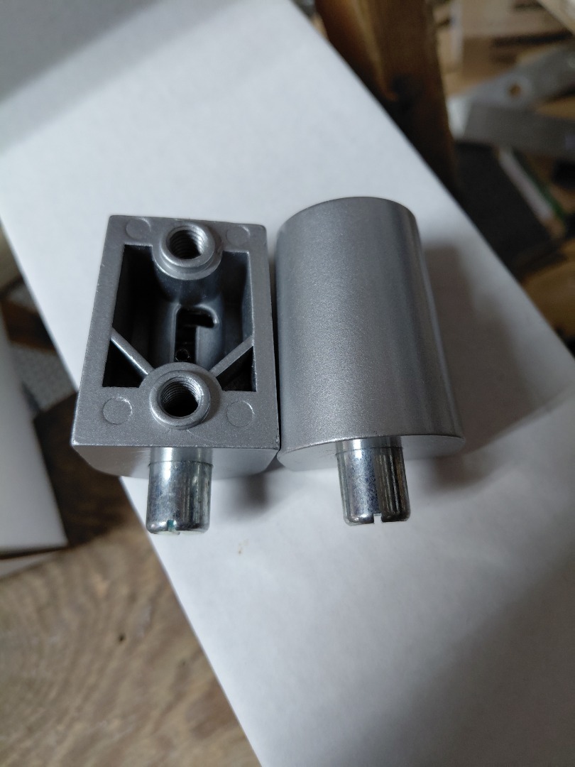 Kawneer Top Door Pivot. Finish Aluminum 