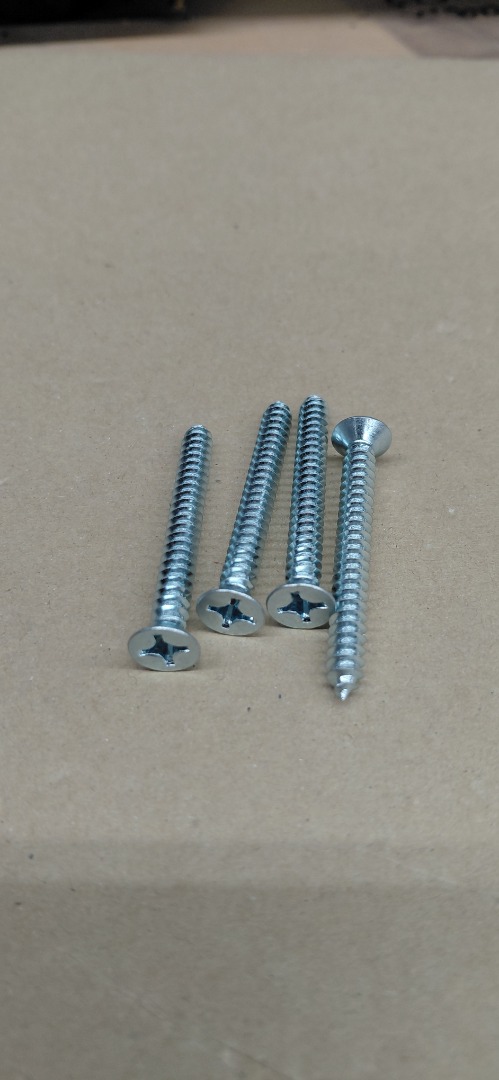 #10-2" FLAT HEAD COUNTERSUNK ROBERTSON SCREWS 