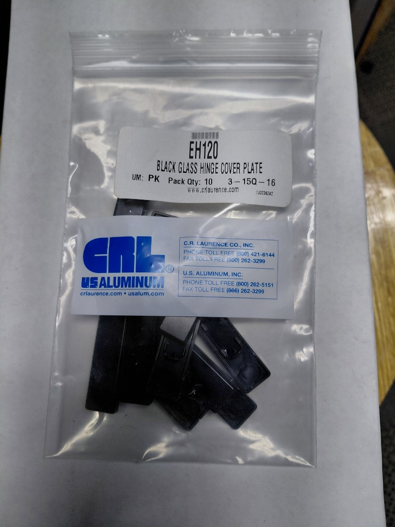 GLASS HINGE COVER PLATE