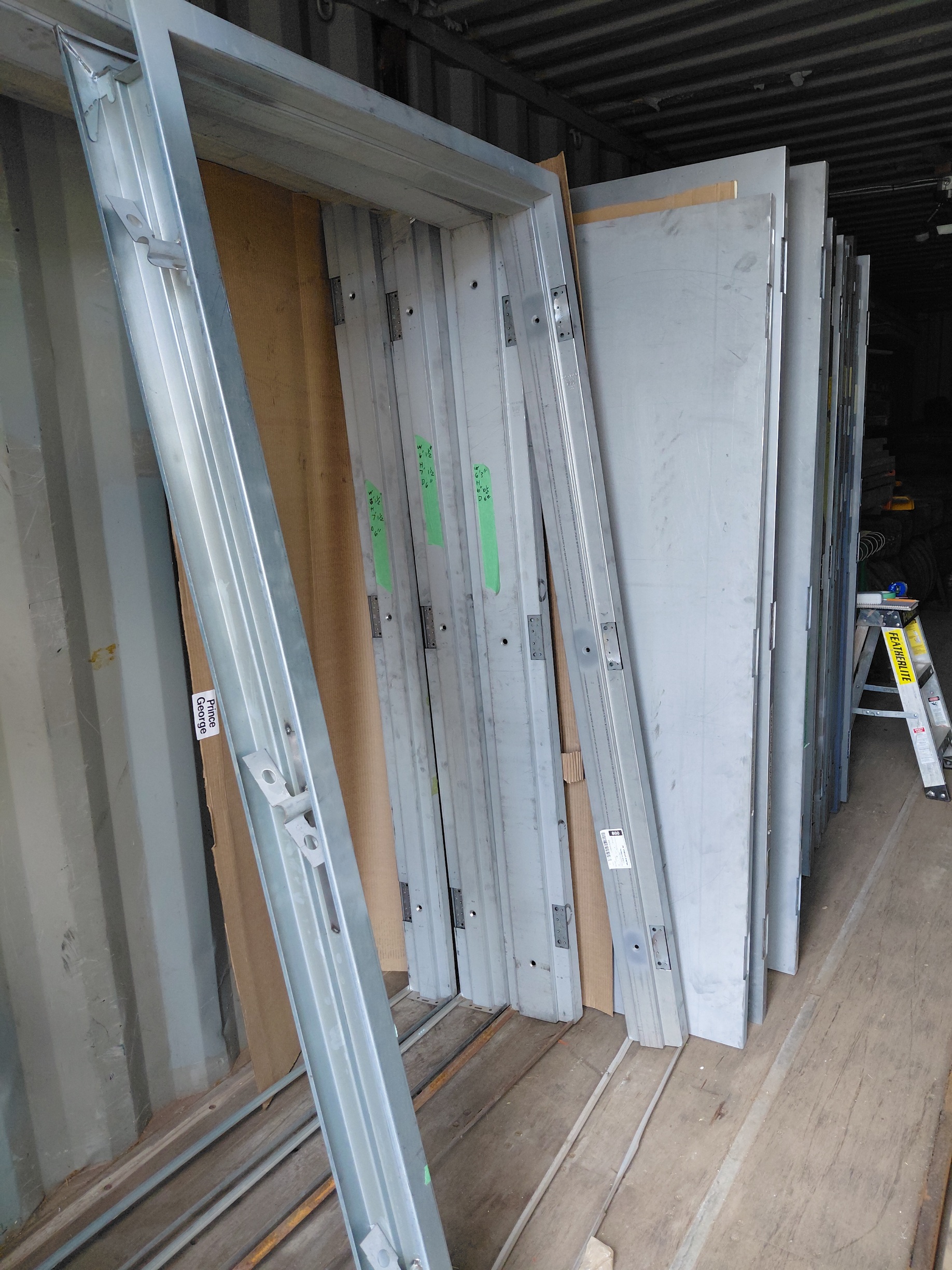 Double Door Metal frame  6'W X 7'H x 2" Door thickness ( Listed Fire Door Frame)