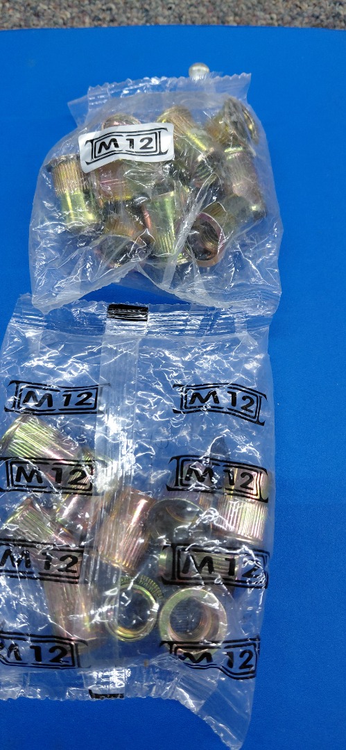 3/8"-16 CARON STEEL SAE RIVET NUTS