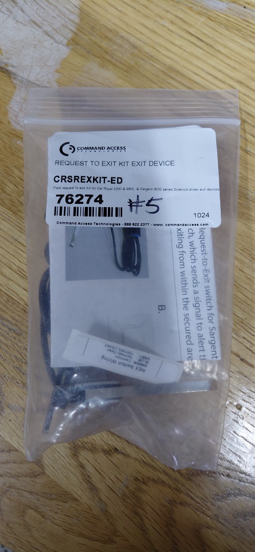 REQUEST TO EXIT KIT EXIT DEVICE CRSREXKIT- ED