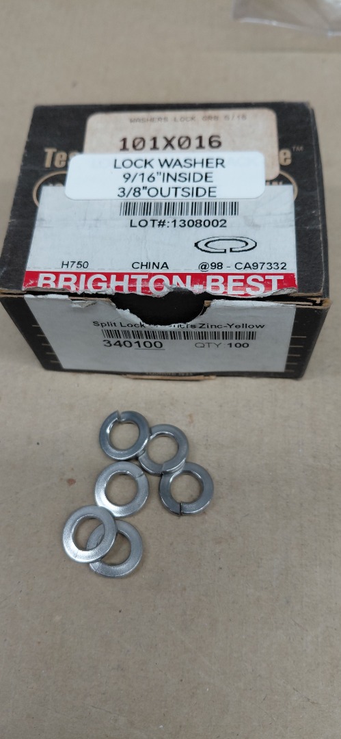 LOCK WASHER / 16"INSIDE- 3/8" OUTSIDE