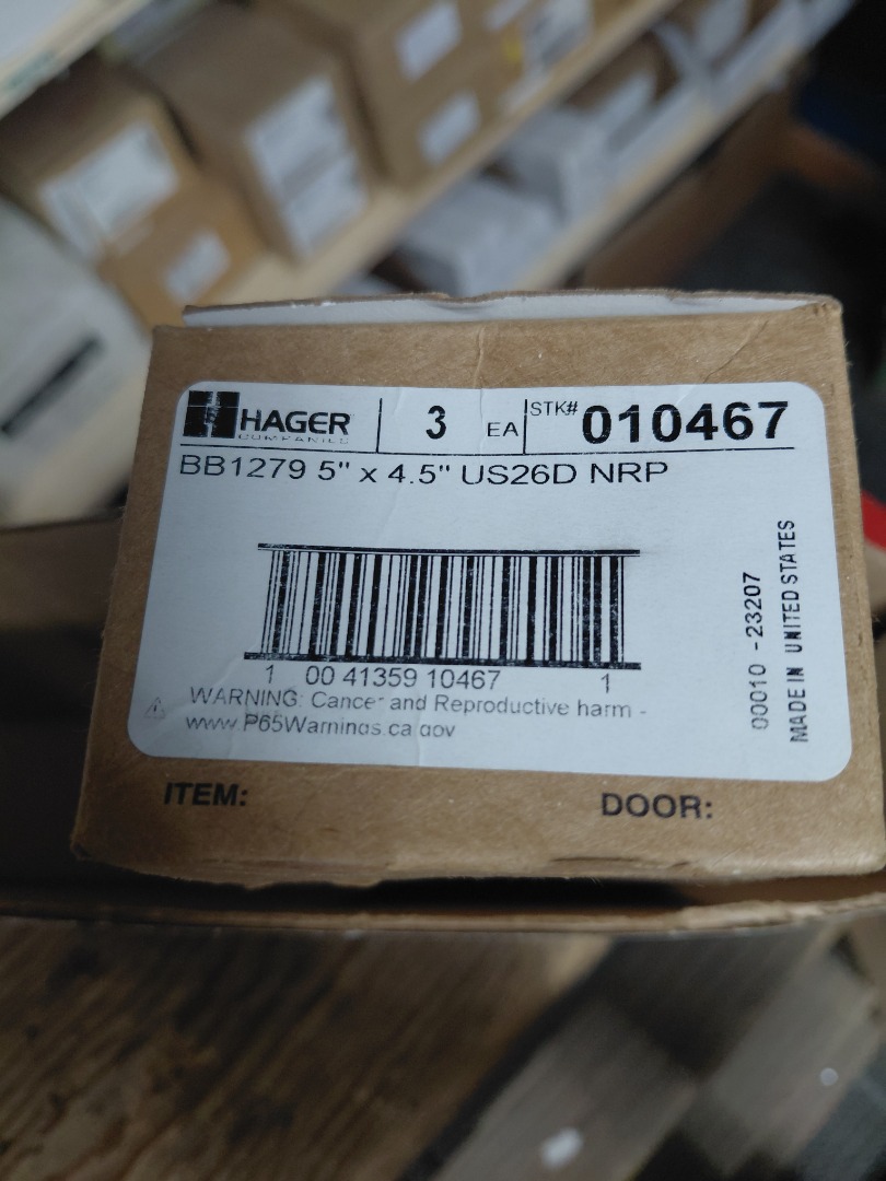 HAGER BB1279 5"X4.5"