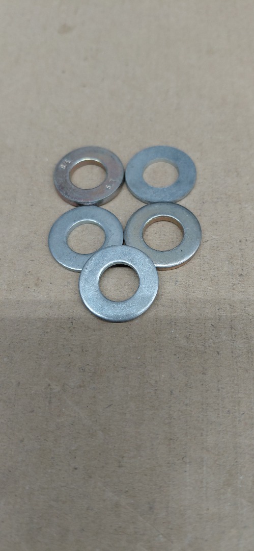 FLAT WASHER (F436 P) 7/16"INSIDE- 13/16"OUTSIDE.