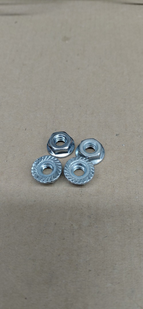 #12 HEX HEAD SMOOTH FLANGE NUTS 18 US THREAD PITCH