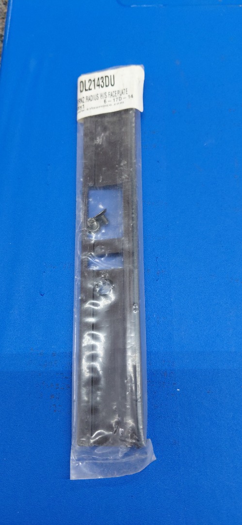 FACEPLATE DL2143DU BRNZ. RADIUS W/S