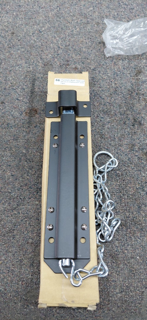 66 CHAINBOLT, BLACK JAPANNED