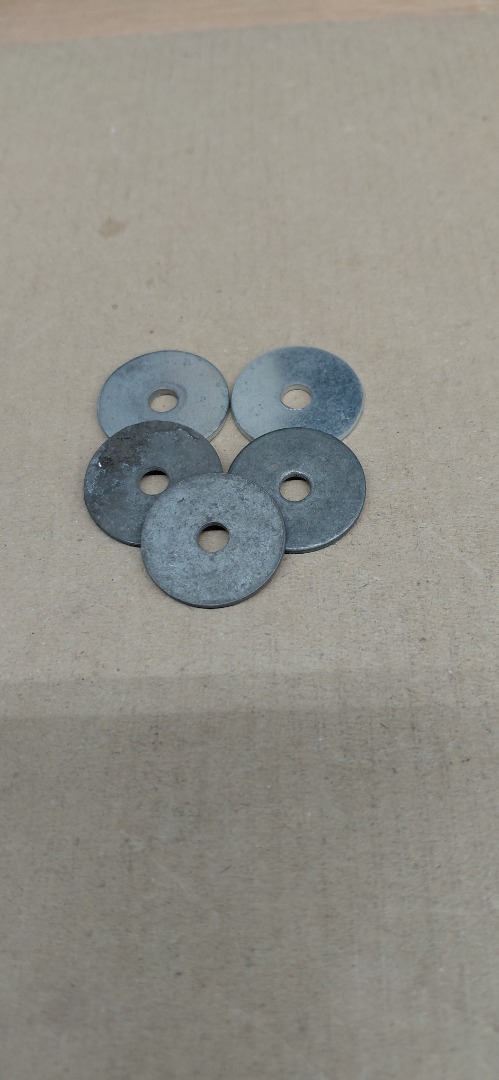 FLAT WASHER 3/16" INSIDE- 1" OUTSIDE.