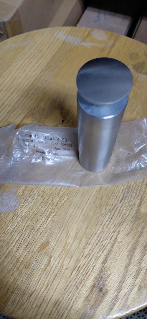 STANDOFF BASE 1.25 X 4 BSH. S/S #SOB114BS