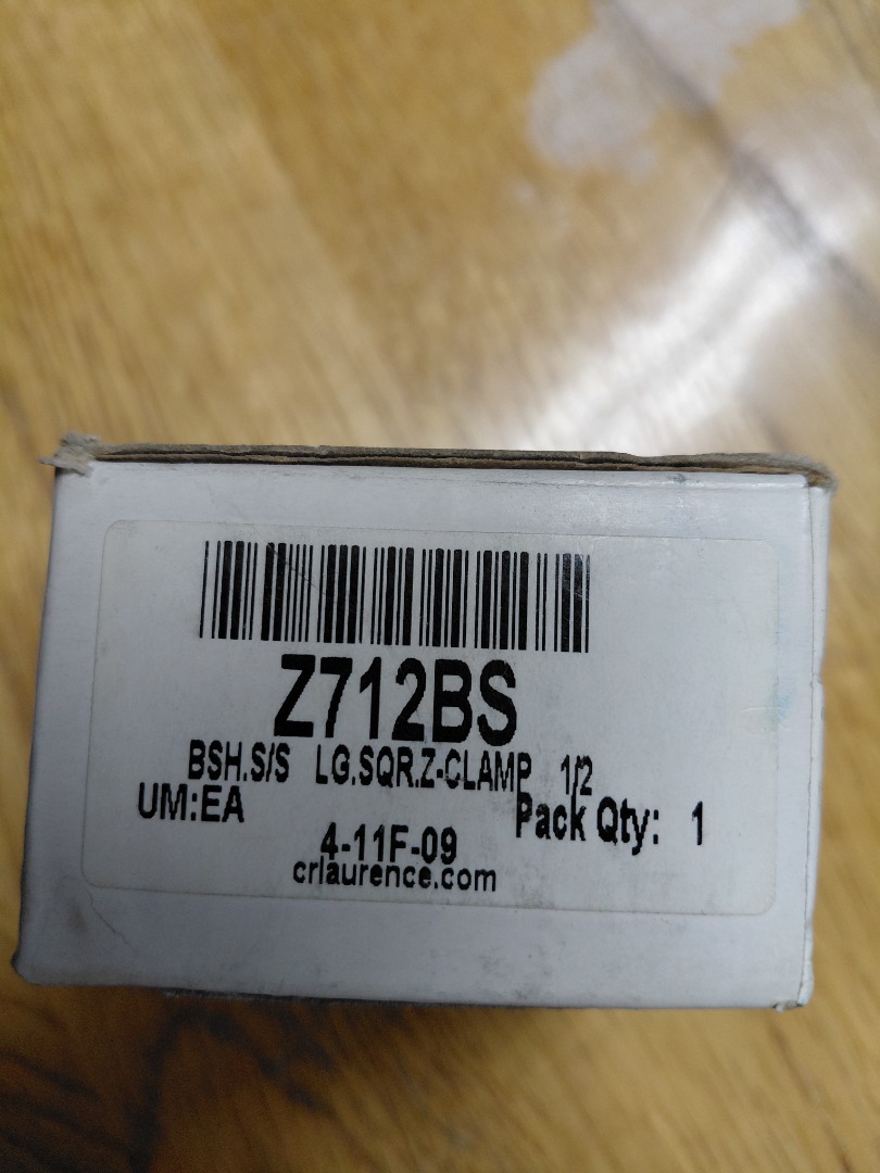 GLASS CLAMP SQUARE PRFILE