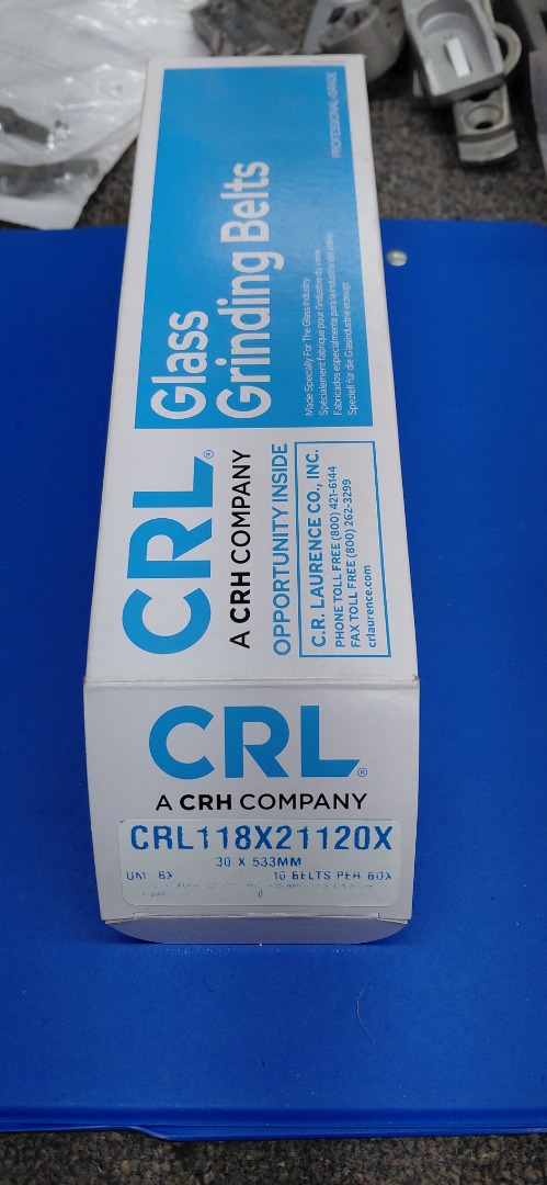 CRL GLASS GRINDING BELTS 118X21120X 30X533mm