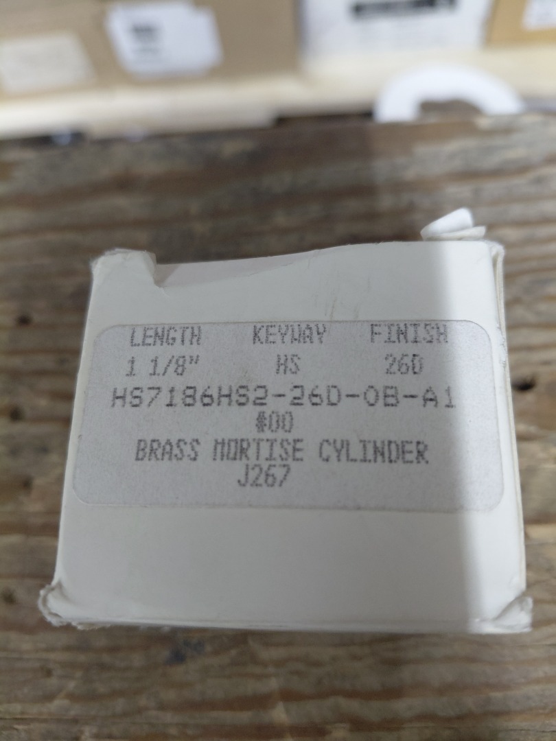 BRASS MORTISE CYLINDER 