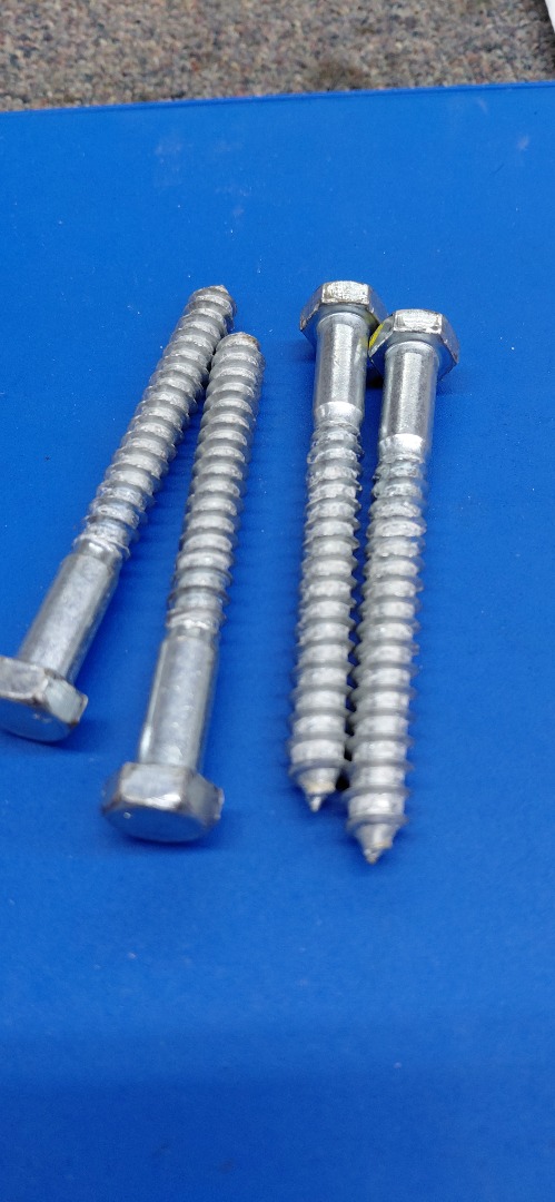 EP 3/8" X 3 1/2" STAINLESS STEEL LEG SCREWS