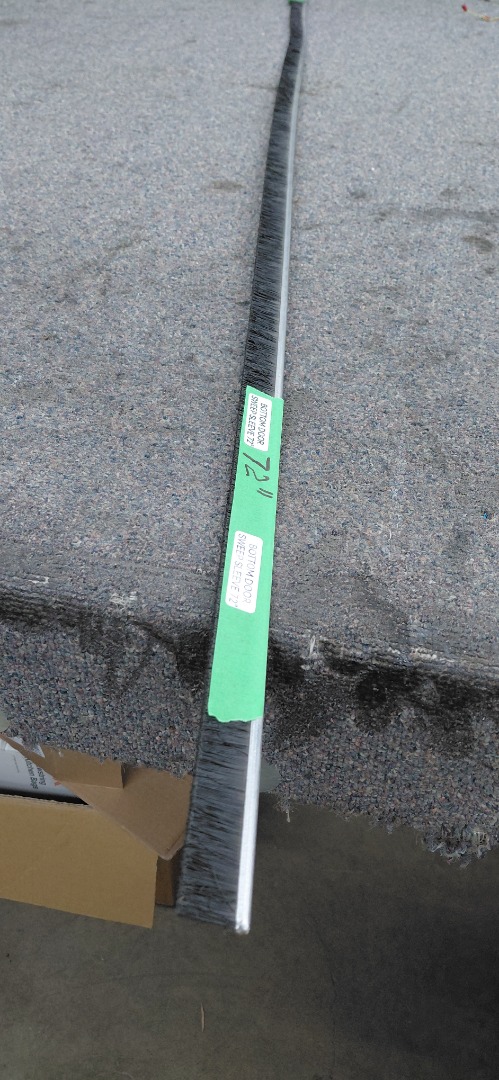 BOTTOM DOOR SWEEP SLEEVE 72" 
