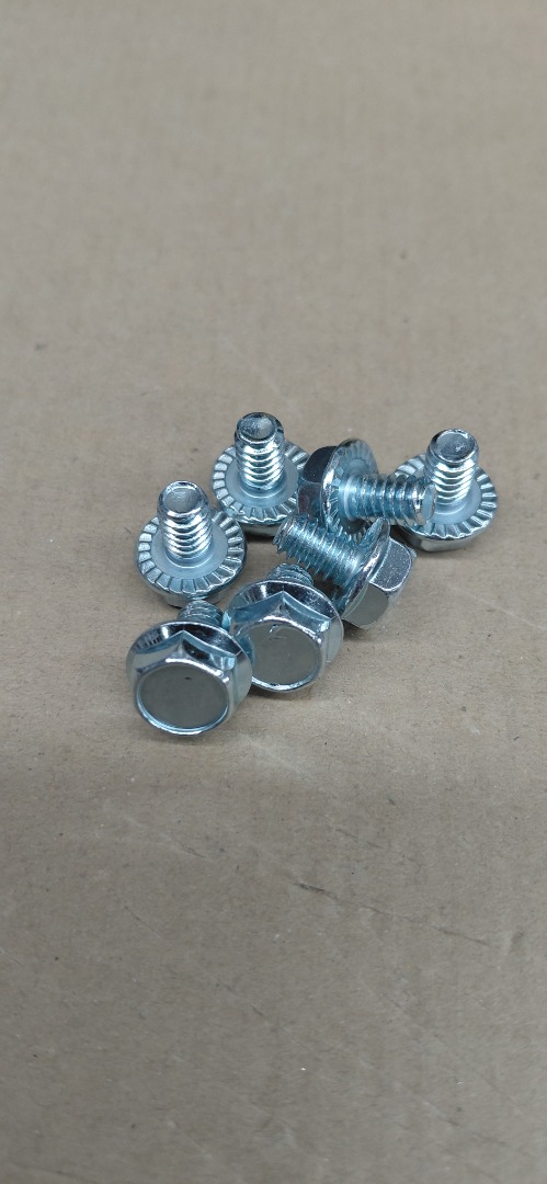 #12-3/8" HEX FLANGE BOLT A SERRATED WASHER HEAD