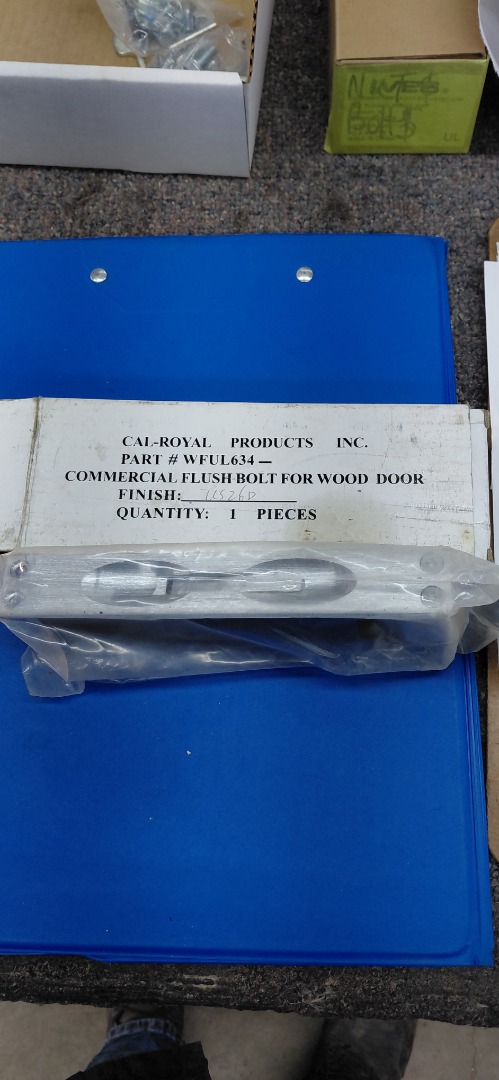 FLUSH BOLT FOR WOOD DOOR