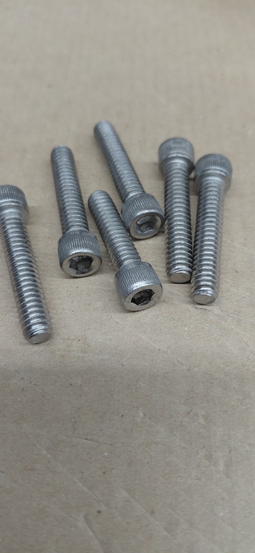 #12- 1 1/4" HOLLOW HEX HEXAGON ALLEN SOCKET HEAD CAP SCREW HOLE BOLD (F837B THE)