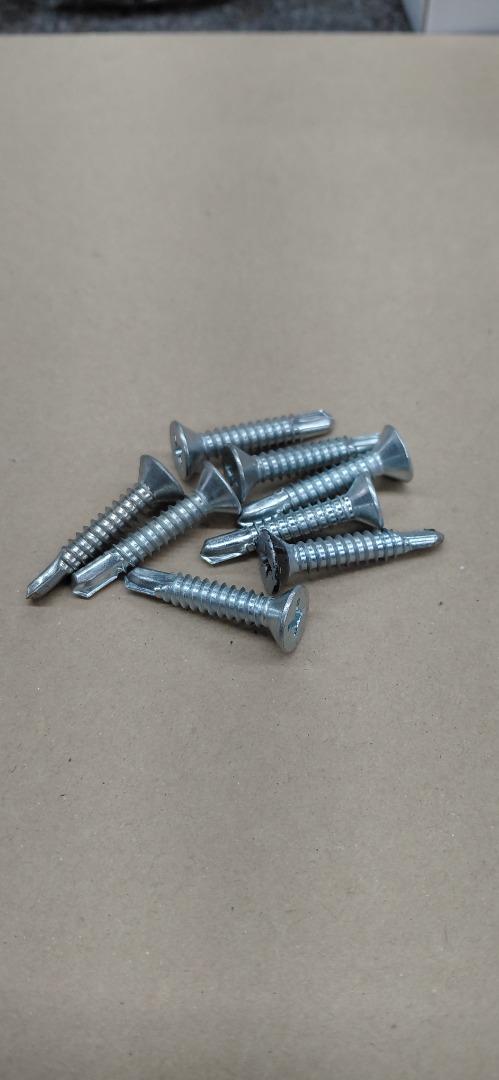 #12-1 3/8" SELF TAPPING COUNTERSUNK PHILLIPS HEAD SCREWS 