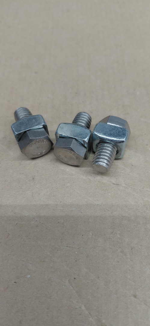 #16- 3/4" HEX CAP BOLTS WITH SQUARE HEAD NUT