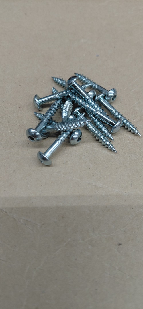 #10- 1 1/4" PAN HEAD ZINC PLATED WOOD SCREWS 