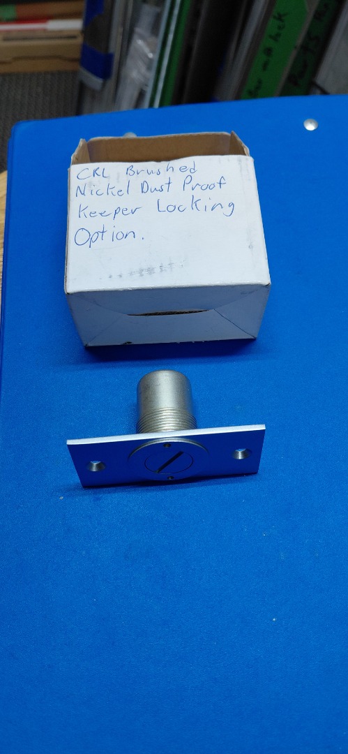 CRL BRUSHED NICKEL DUST PROOF KEEPER 
