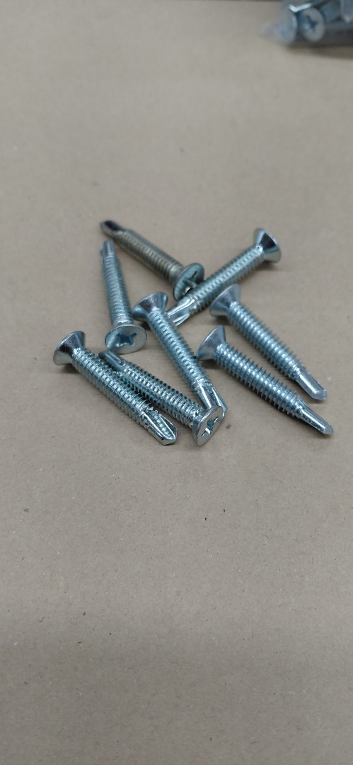 #12-1 1/2" SELF TAPPING COUNTERSUNK PHILLIPS HEAD SCREWS 