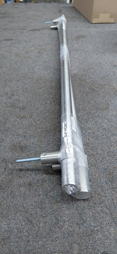 48" DOOR PULL HANDLE POLISH ALUMINUM 